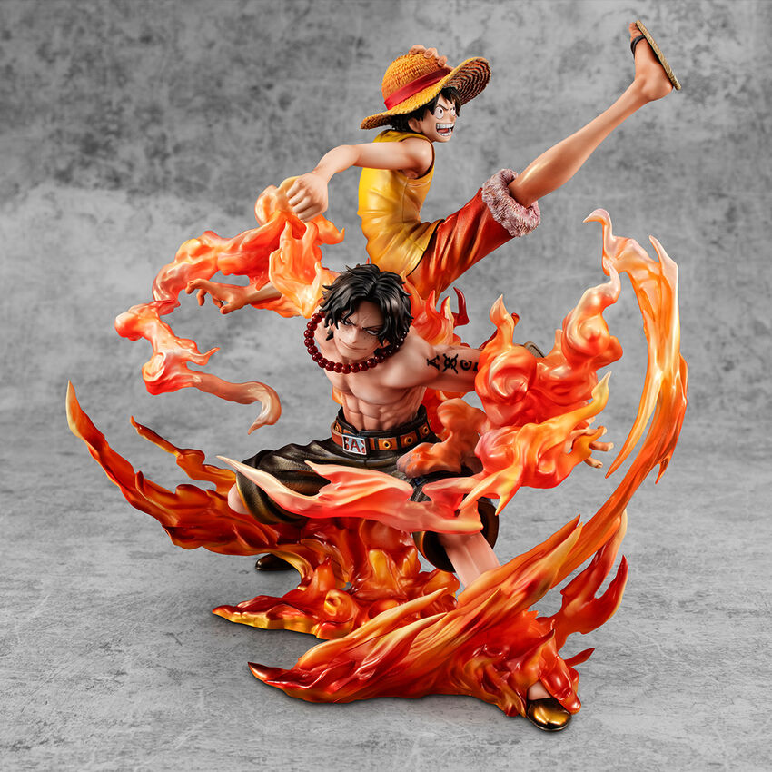 Imagen 1 - Figura Luffy & Portgas Bond Between Brothers One Piece 24,5Cm