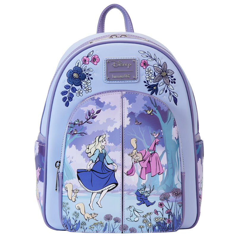 Imagen 1 - Mochila 65Th Anniversary La Bella Durmiente Disney Loungefly 25Cm