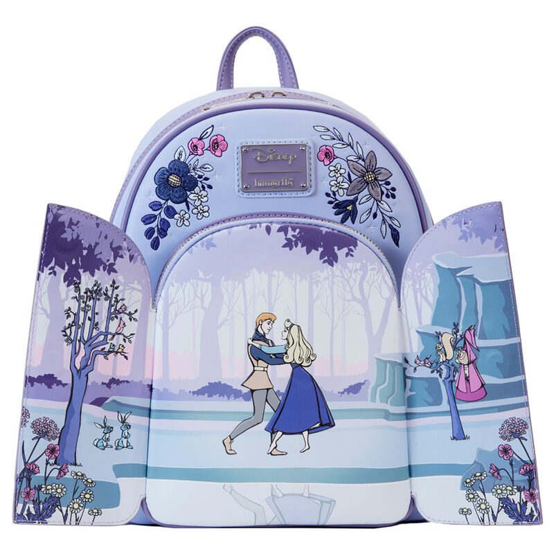 Imagen 2 - Mochila 65Th Anniversary La Bella Durmiente Disney Loungefly 25Cm