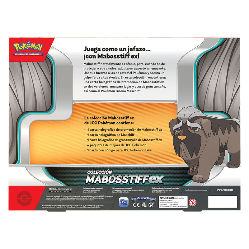 Imagen 2 - Blister Cartas Mabosstiff Ex Pokemon Español
