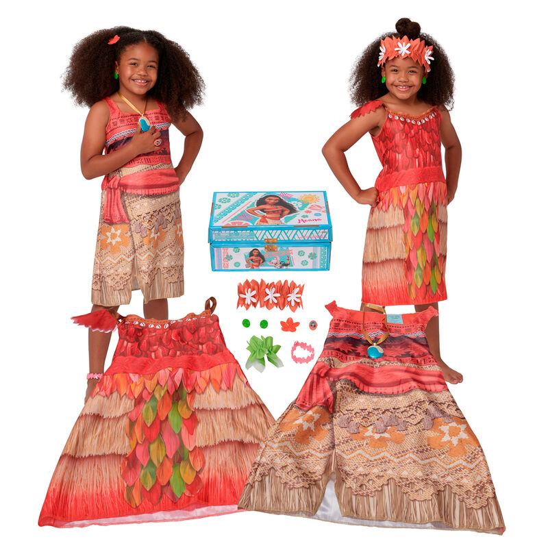 Imagen de Baul Disfraces Vaiana Moana Disney parte de nuestra colección en Espadas y más, sitio oficial.
