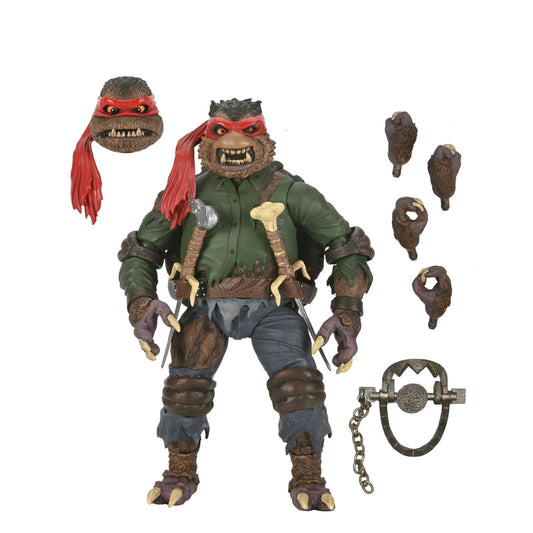 Imagen 2 - Figura Ultimate Raphael As The Wolfman Universal Monsters Tortugas Ninja 18Cm