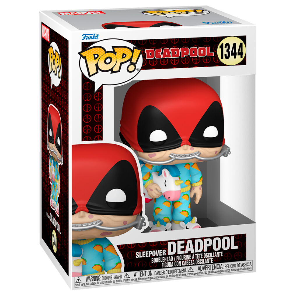 Imagen de Figura Pop Marvel Deadpool - Deadpool Sleepover parte de nuestra colección en Espadas y más, sitio oficial.