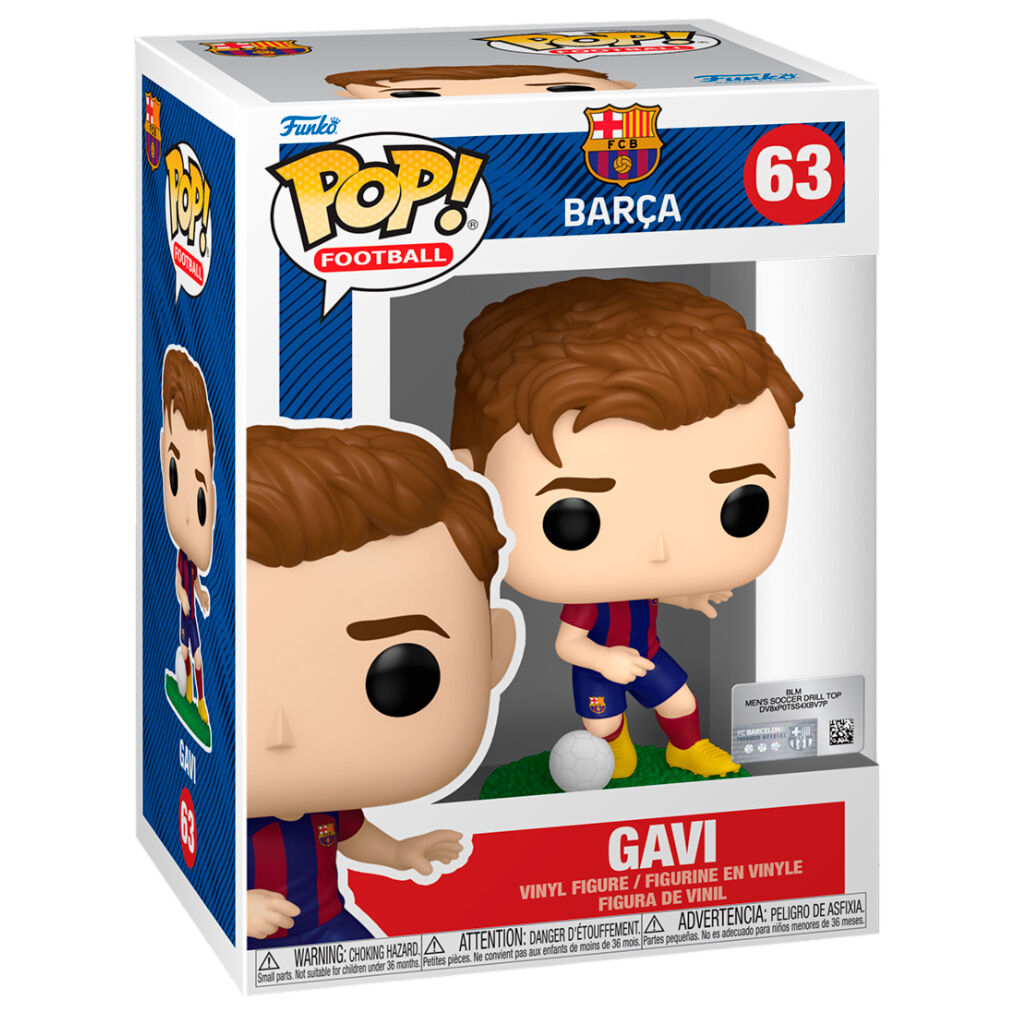 Imagen 2 - Figura Pop Football Fc Barcelona Gavi
