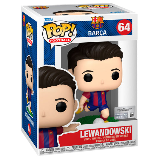 Imagen 2 - Figura Pop Football Fc Barcelona Lewandowski