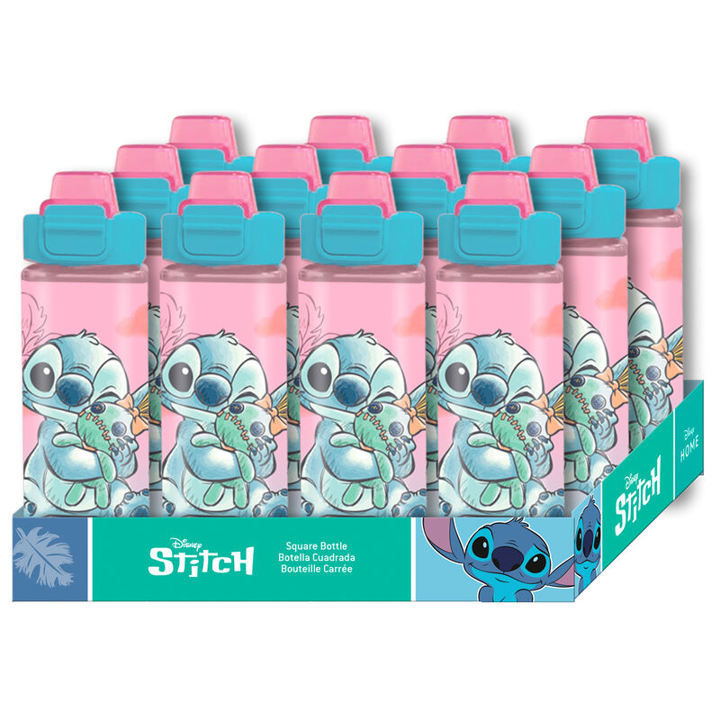 Imagen 2 de Cantimplora Cuadrada Stitch Disney 500Ml