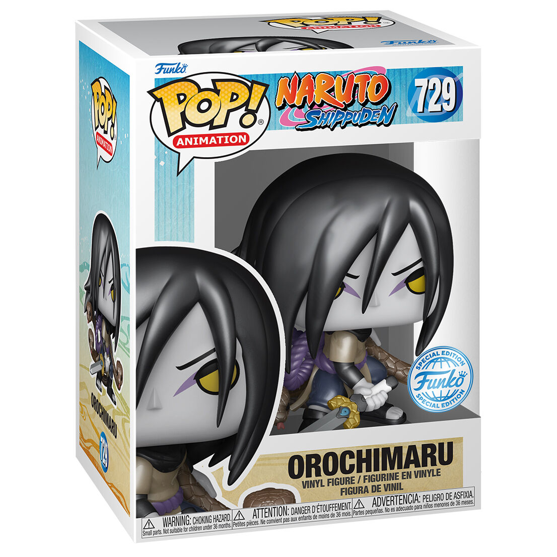 Imagen 3 - Set Figura Pop & Tee Naruto Shippuden Orochimaru