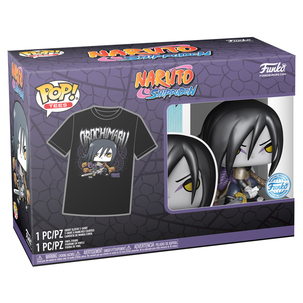 Imagen 2 - Set Figura Pop & Tee Naruto Shippuden Orochimaru