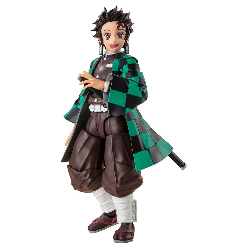 Imagen de Figura S.h Figuarts Tanjiro Kamado Demon Slayer Kimetsu No Yaiba 14Cm parte de nuestra colección en Espadas y más, sitio oficial.