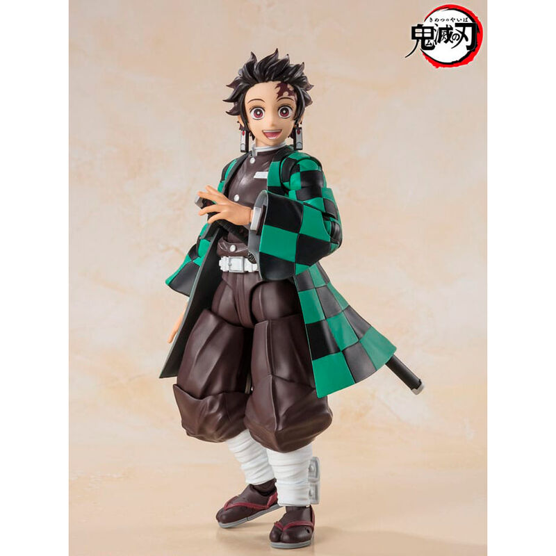 Imagen de Figura S.h Figuarts Tanjiro Kamado Demon Slayer Kimetsu No Yaiba 14Cm parte de nuestra colección en Espadas y más, sitio oficial.