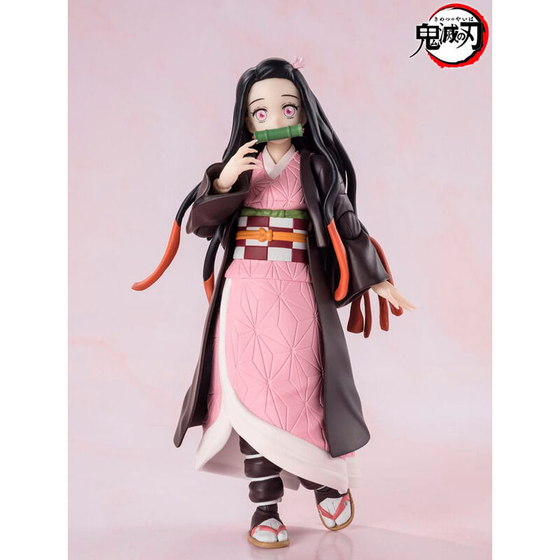 Imagen 2 - Figura S.h Figuarts Nezuko Kamado Demon Slayer Kimetsu No Yaiba 13Cm