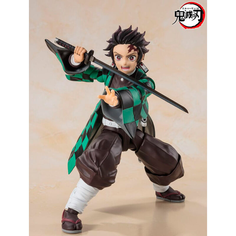 Imagen de Figura S.h Figuarts Tanjiro Kamado Demon Slayer Kimetsu No Yaiba 14Cm parte de nuestra colección en Espadas y más, sitio oficial.