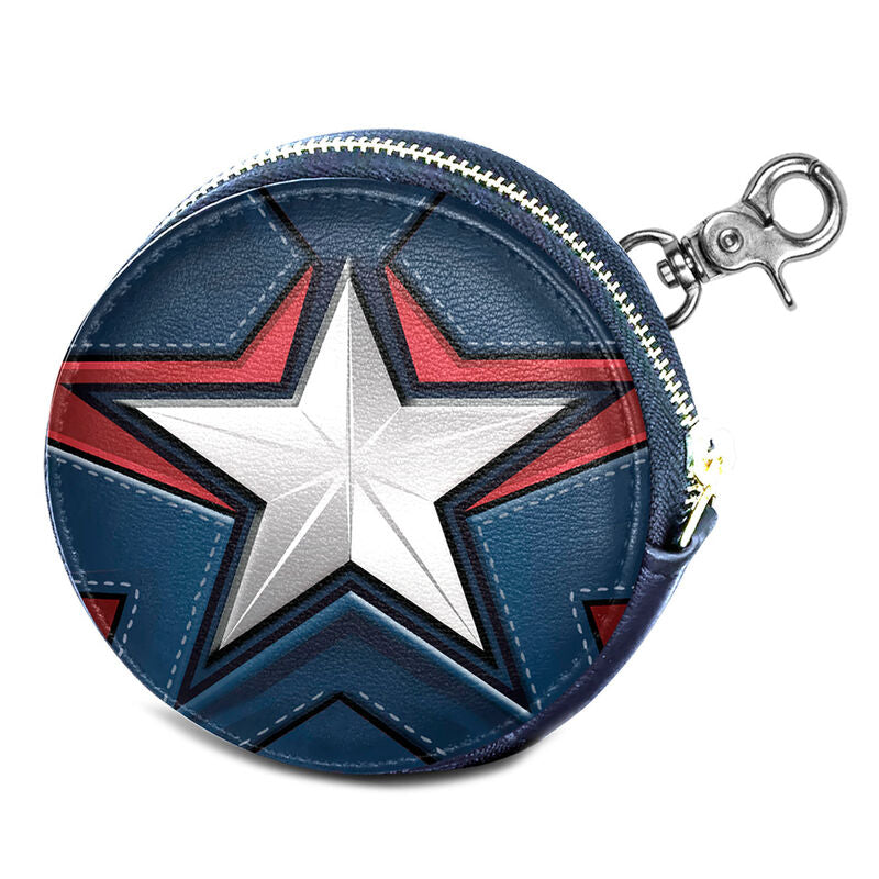 Imagen de Monedero Coura Capitan America Marvel parte de nuestra colección en Espadas y más, sitio oficial.