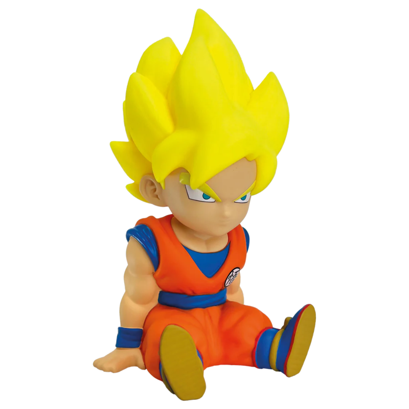 Imagen 1 - Figura Hucha Son Goku Super Saiyan Dragon Ball Super 15Cm