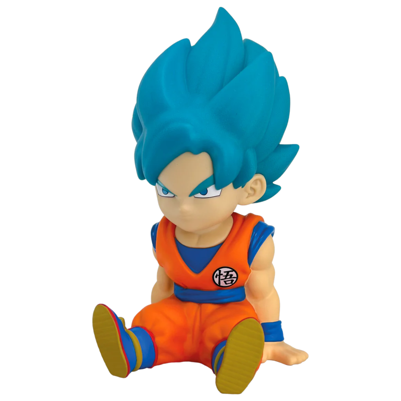 Imagen 1 - Figura Hucha Son Goku Super Saiyan Blue Dragon Ball Super 15Cm