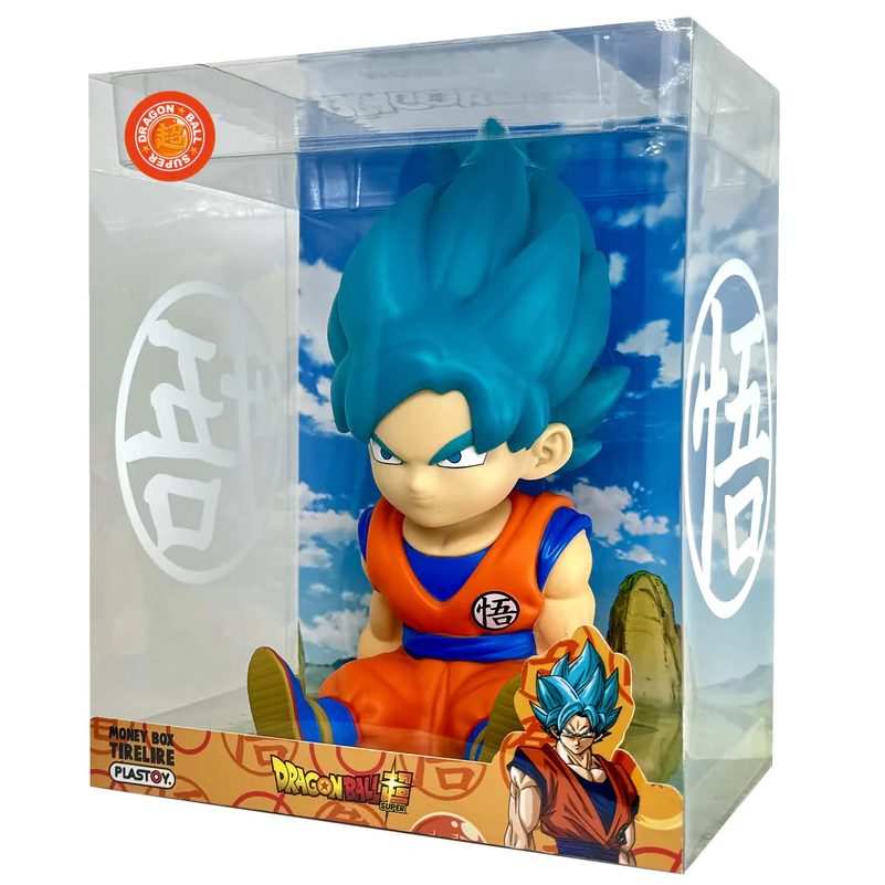 Imagen 2 - Figura Hucha Son Goku Super Saiyan Blue Dragon Ball Super 15Cm