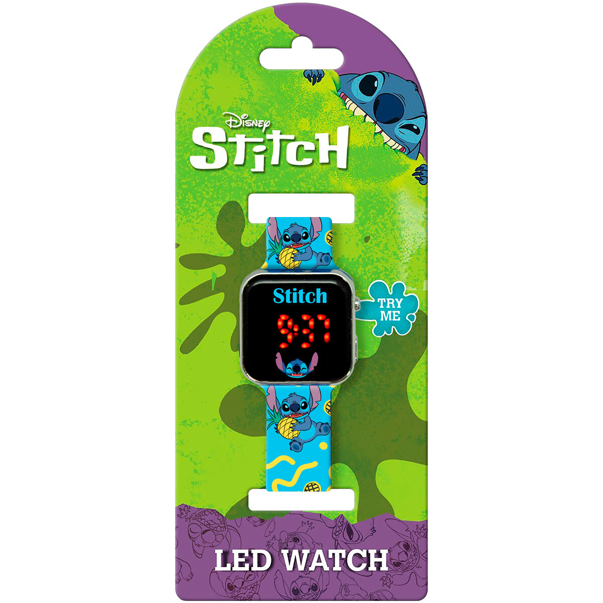 Imagen 2 de Reloj Led Stitch Disney