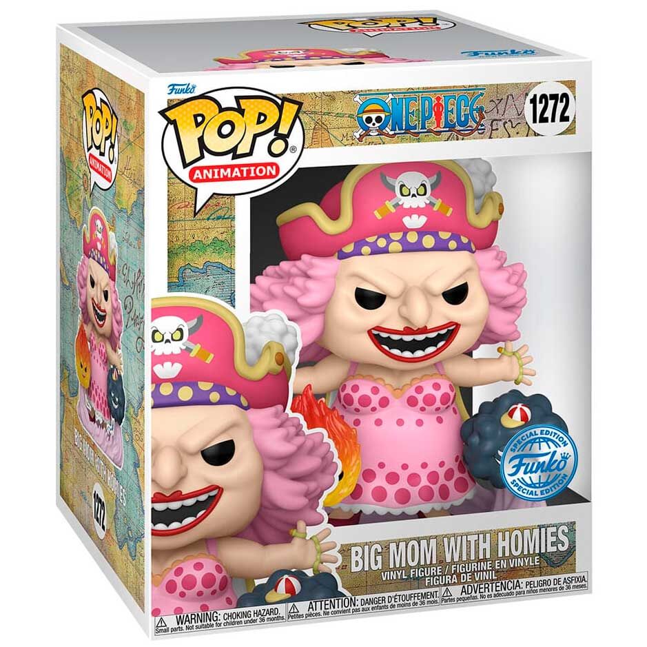Imagen 1 - Figura Pop Super One Piece Big Mom With Homies Exclusive