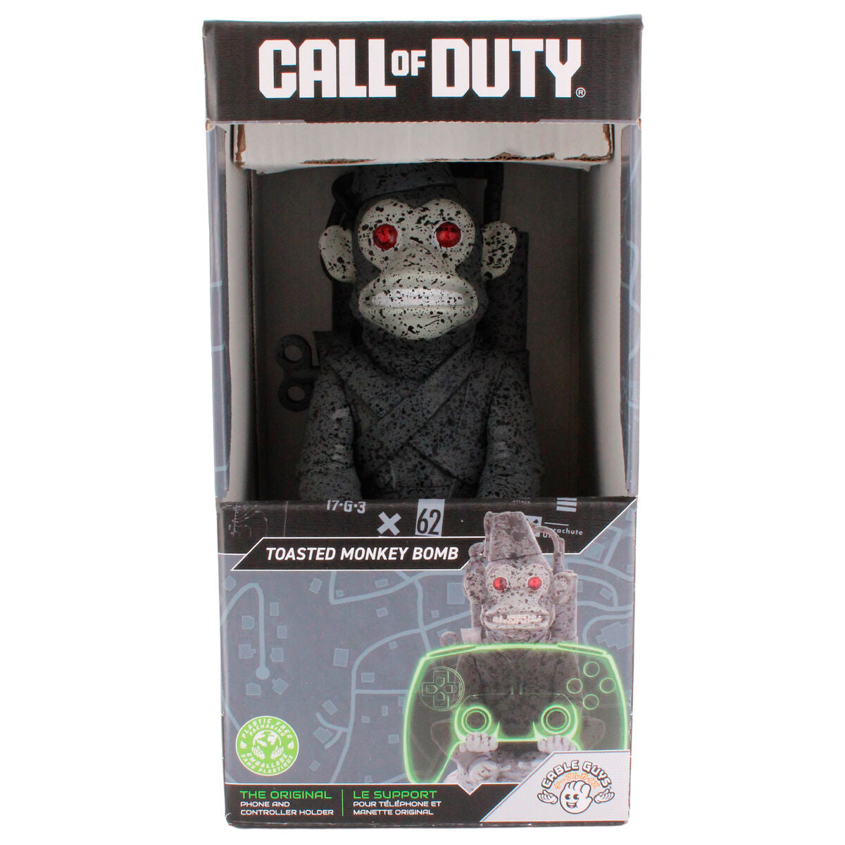 Imagen de Cable Guy Soporte Sujecion Figura Toasted Monkey Bomb Call Of Duty 21Cm parte de nuestra colección en Espadas y más, sitio oficial.