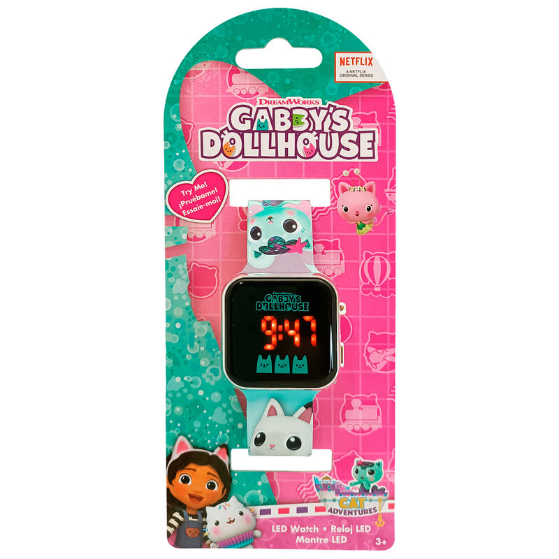 Imagen 2 de Reloj Led La Casa De Muñecas De Gabby 2