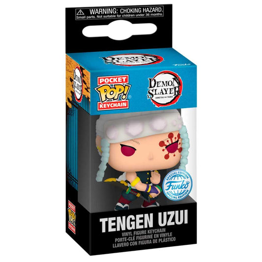 Imagen de Llavero Pocket Pop Demon Slayer Kimetsu No Yaiba Tengen Uzui parte de nuestra colección en Espadas y más, sitio oficial.