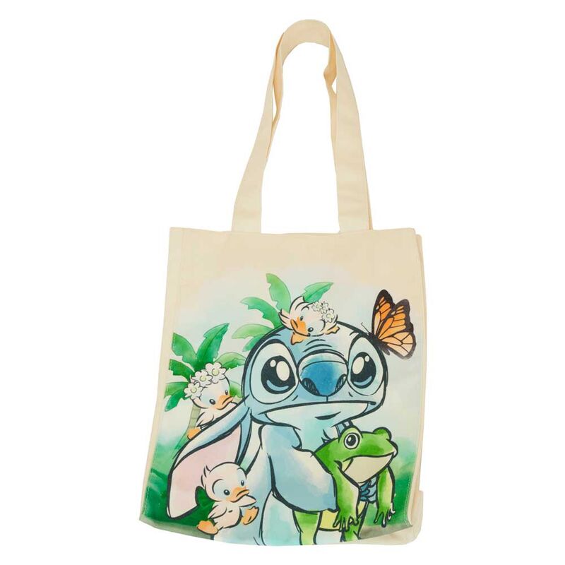 Imagen 1 - Bolsa Shopping Primavera Stitch Disney Loungefly 35Cm