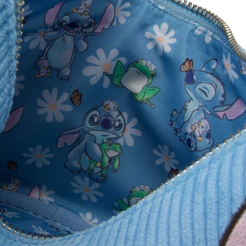 Imagen de Bolso Bandolera Primavera Stitch Disney Loungefly parte de nuestra colección en Espadas y más, sitio oficial.