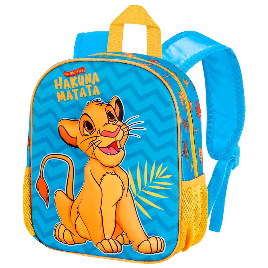 Imagen de Mochila 3D Hakuna El Rey Leon Disney 31Cm parte de nuestra colección en Espadas y más, sitio oficial.