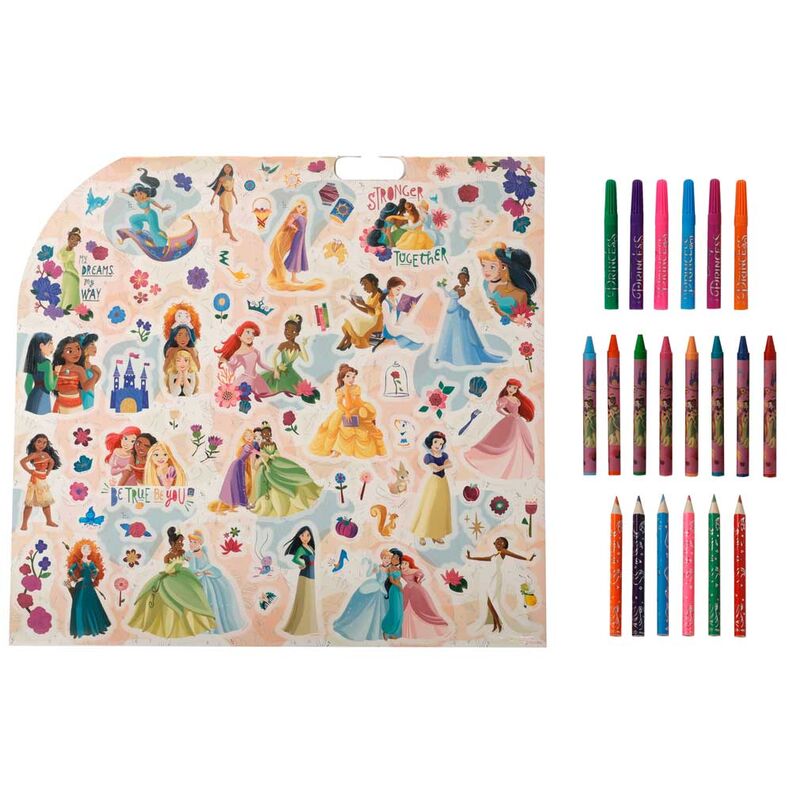 Imagen 2 - Set Actividades 5 En 1 Princesas Disney