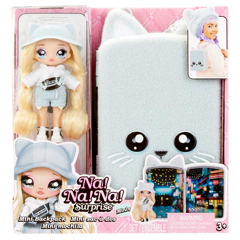 Imagen 1 - Mini Mochila + Muñeca Khloe Kitty Na! Na! Na! Surprise
