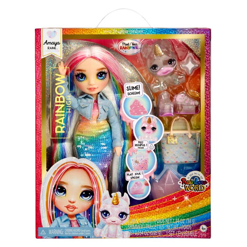 Imagen 1 - Muñeca Amaya Rainbow World Rainbow High 25Cm