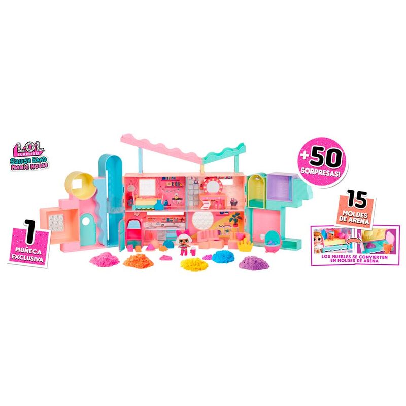 Imagen 2 - Casa Squish Sand Magic + Muñeca L.o.l. Surprise