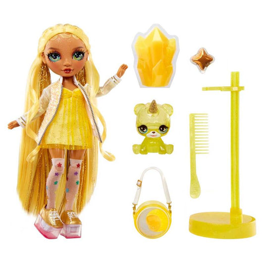 Imagen de Muñeca Sunny Rainbow World Rainbow High 25Cm parte de nuestra colección en Espadas y más, sitio oficial.