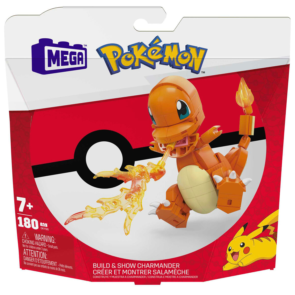 Imagen 2 - Kit Mega Construx Charmander Pokemon 180Pzs
