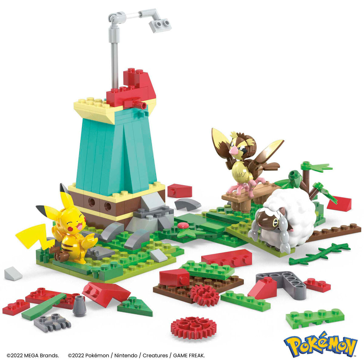 Imagen 3 - Mega Construx Ciudad Del Viento Pokemon