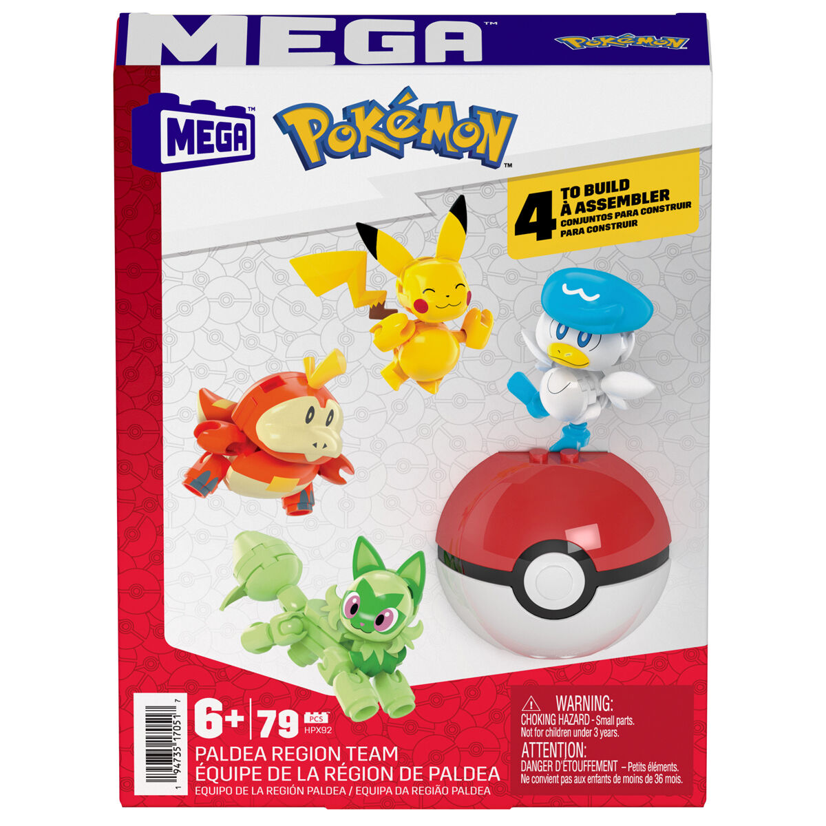 Imagen 2 - Mega Construx Equipo Region Paldea Pokemon