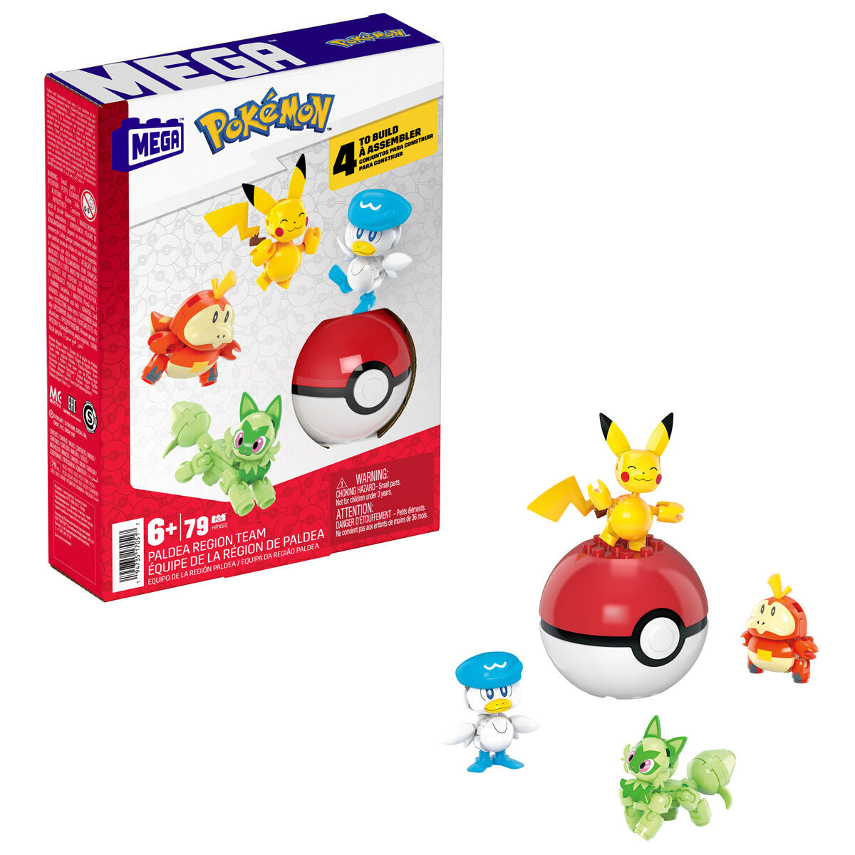 Imagen 1 - Mega Construx Equipo Region Paldea Pokemon