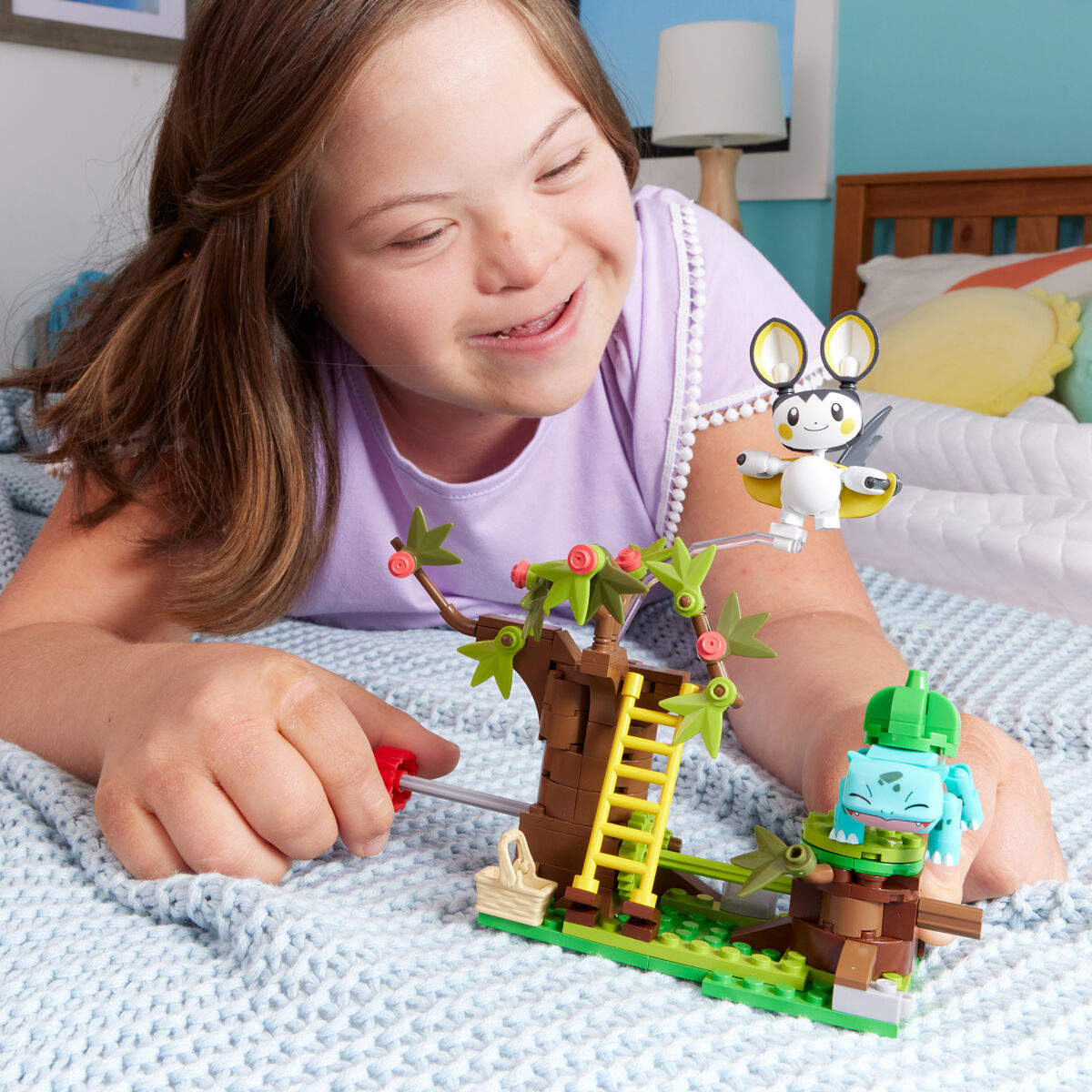 Imagen 6 - Mega Construx Emolga & Bulbasaur En El Bosque Encantador Pokemon