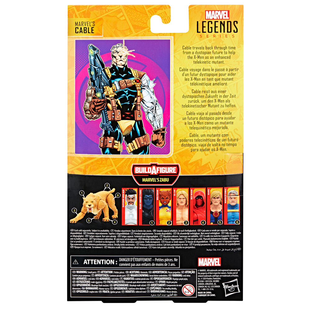 Imagen 12 - Figura Marvels Cable Marvel Legends Series 15Cm