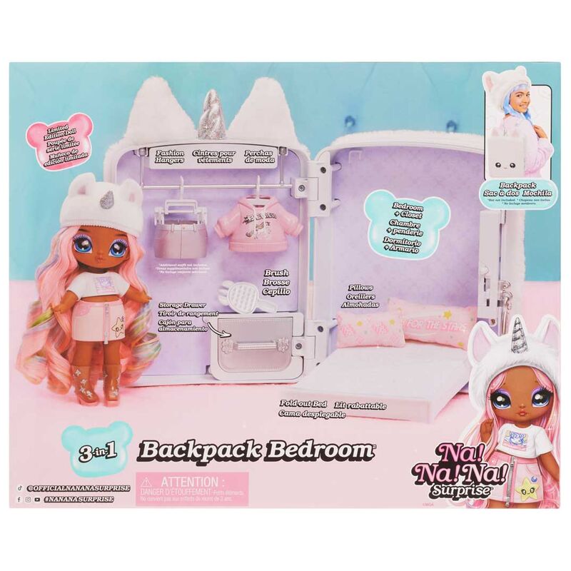 Imagen 3 - Mini Mochila + Muñeca Whitney Sparkles Na! Na! Na! Surprise