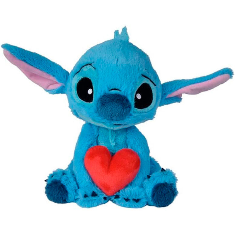 Imagen 1 - Peluche Corazon Stitch Disney 25Cm