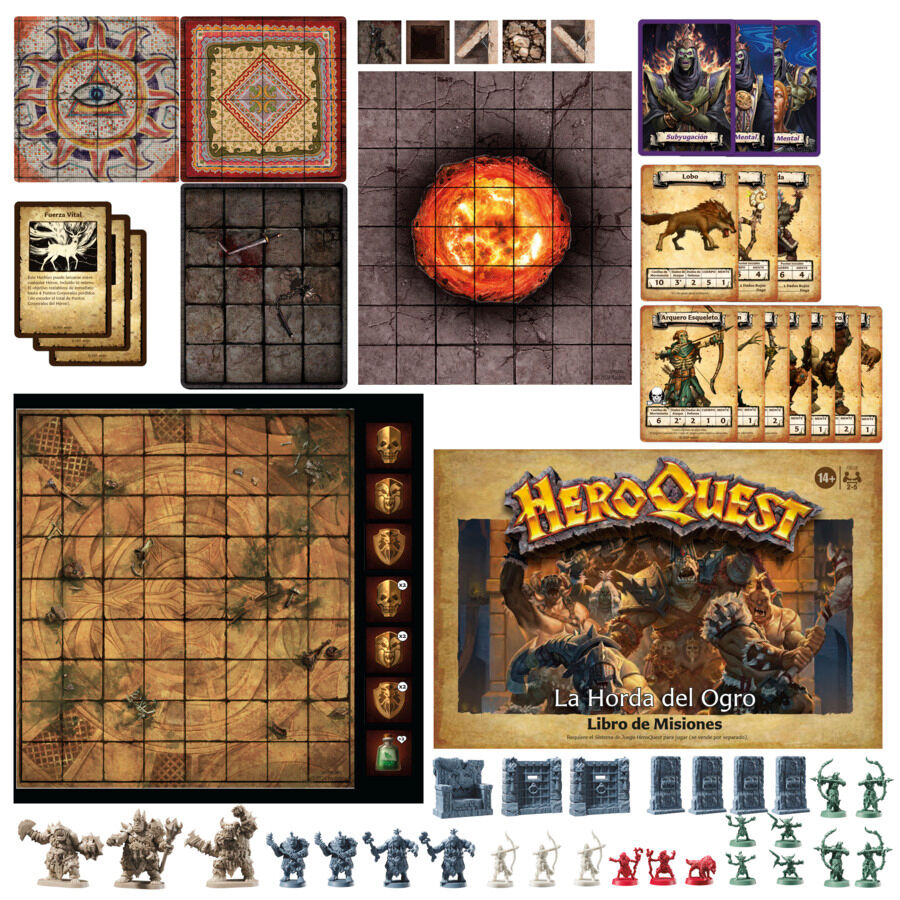 Imagen 3 de Expansion Juego Mesa La Horda Del Ogro Heroquest Español