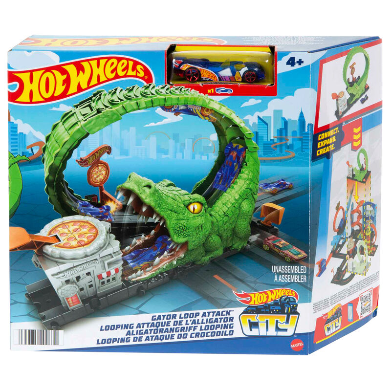 Imagen 1 - Pista Ataque Del Cocodrilo City Hot Wheels