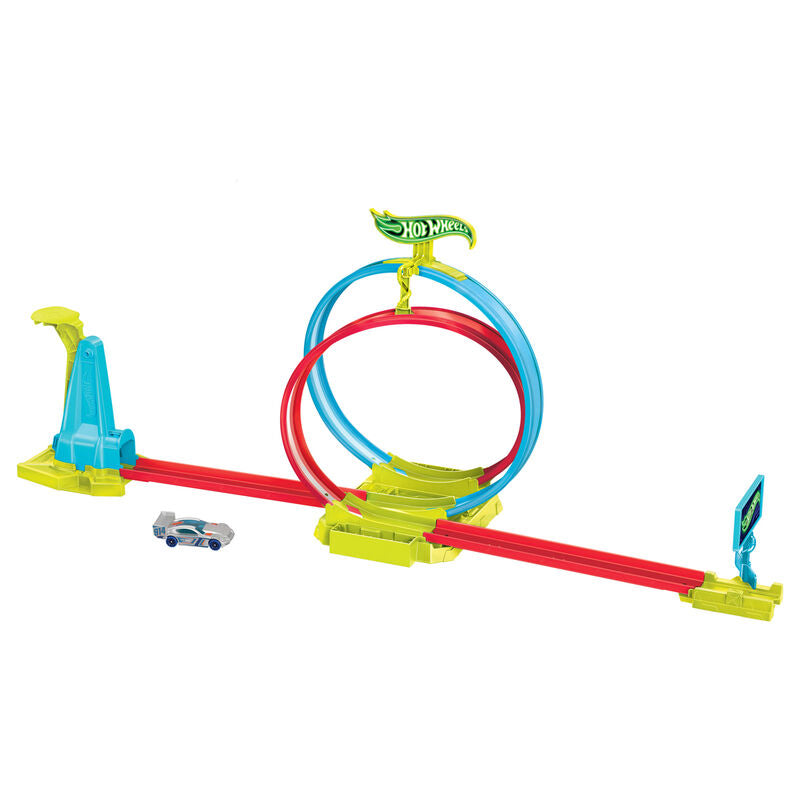Imagen 2 - Pista Acrobacias Laser Neon Speeders Hot Wheels