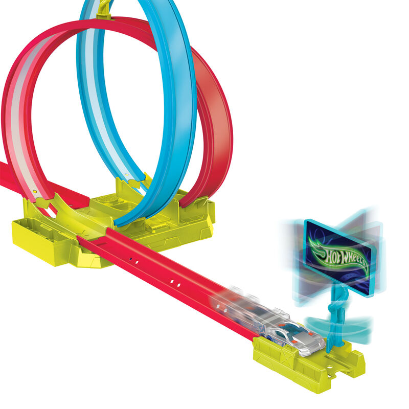Imagen 3 - Pista Acrobacias Laser Neon Speeders Hot Wheels
