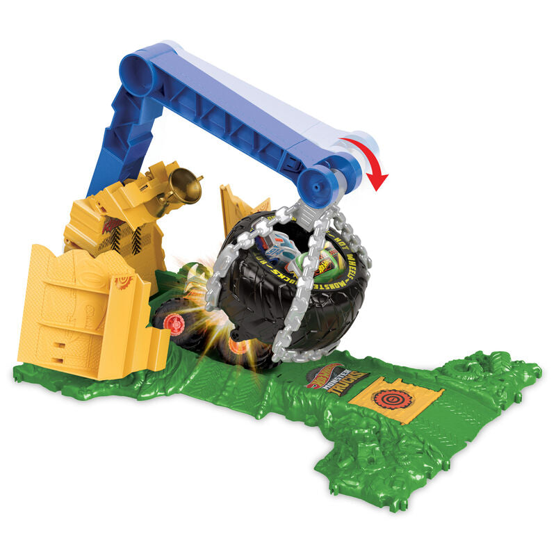 Imagen 4 - Pista Reto De Rhinomite Arena Smashers Monster Trucks Hot Wheels