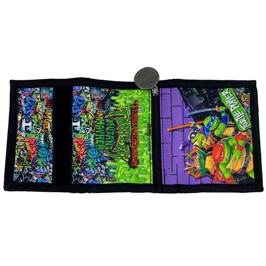 Imagen 7 - Blister Cartera + Llavero Mutant Mayhem Tortugas Ninja