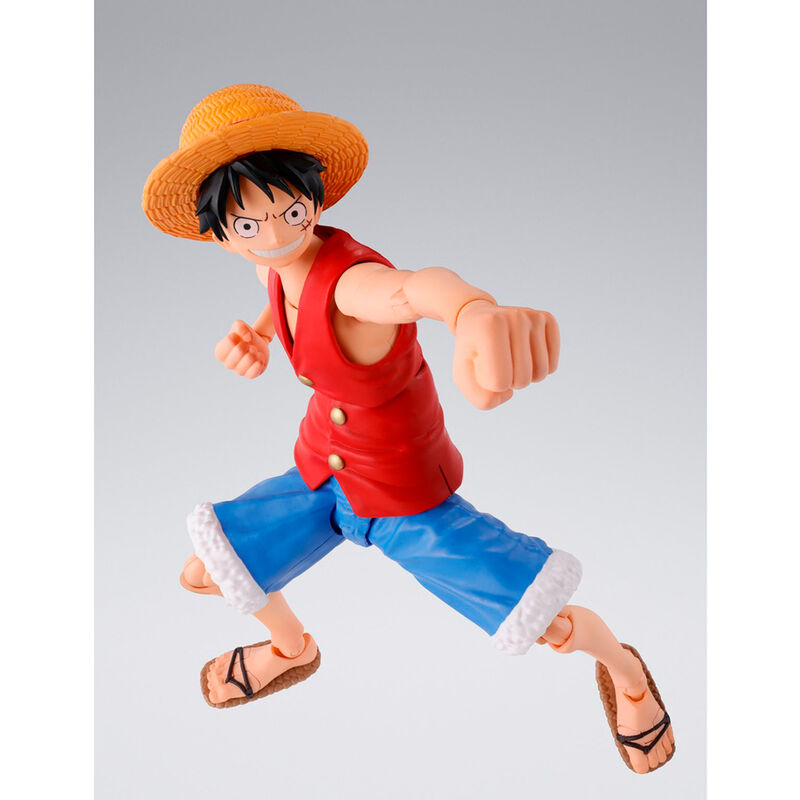Imagen de Figura S.h Figuarts Monkey D Luffy Romance Dawn One Piece 14Cm parte de nuestra colección en Espadas y más, sitio oficial.