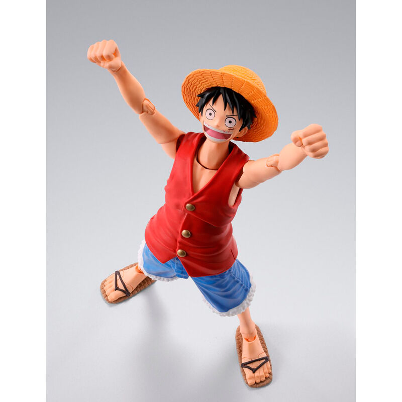 Imagen de Figura S.h Figuarts Monkey D Luffy Romance Dawn One Piece 14Cm parte de nuestra colección en Espadas y más, sitio oficial.