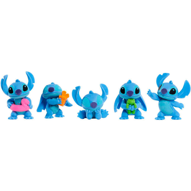 Imagen de Blister 5 Figuras Stitch Disney parte de nuestra colección en Espadas y más, sitio oficial.